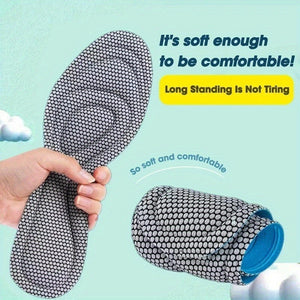 [5D Memory Foam Insole] 5D Memory Foam Insole | Knitted Fabric, Non Fragrant Solid Comfort Pad | Sports Insole, Suitable for Daily Wearing and Active Lifestyle