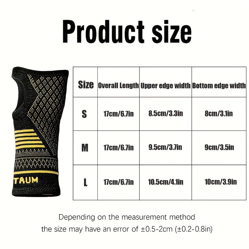 2pcs, Copper Compression Wristbands, Breathable And Sweat Resistant Sports Wristbands, Pull Up Closure, Hand Wash, Suitable For Basketball, Tennis, Weightlifting, Fitness And Household Chores