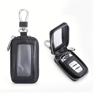 1pc Universal Car Key Fob Case, Car Smart Key Fob Holder For Remote Key Fob, There Are Four Colors Available Key Holder, Burgundy, Black, Bl