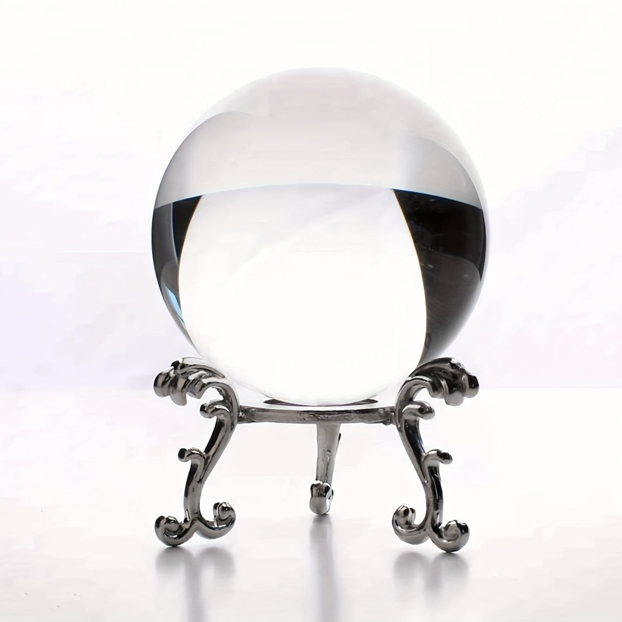 1pc Creative Transparent Crystal Ball - Perfect for Modern Home Decor & Office Decorations!