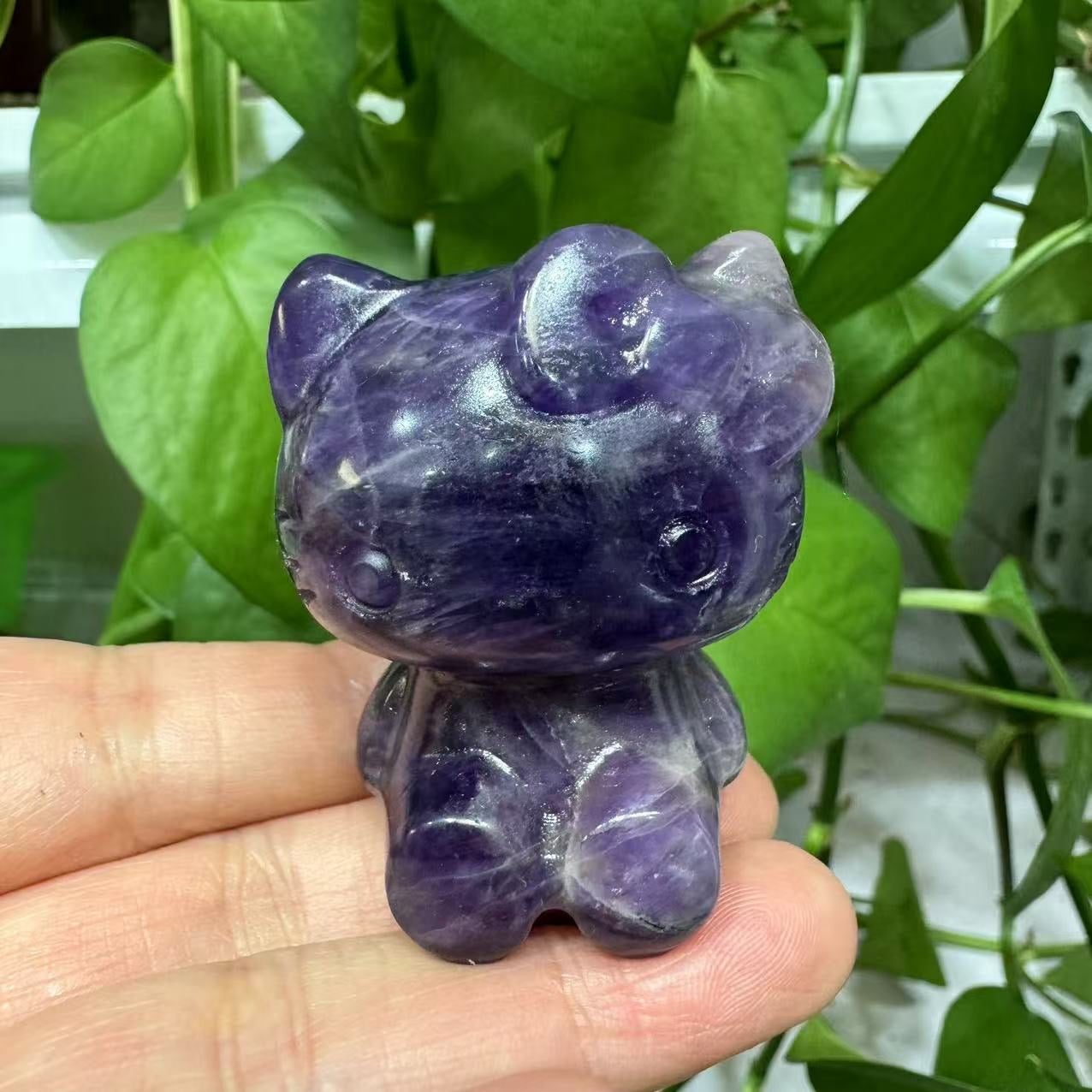 Amethyst Hello Kitty Crystal Hello Kitty