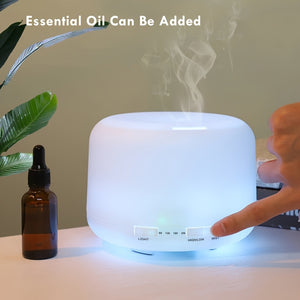 1pc 16.91oz Air Humidifier With Colorful Night Lights USB Humidifier Mini Cool Mist Humidifier For Office Bedroom Room Air Humidification Te