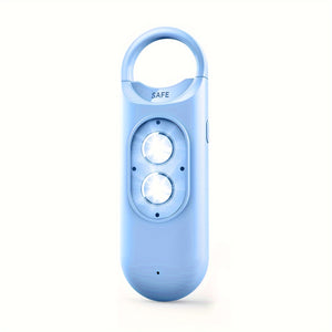Rechargeable Keychain Alarm for Women, 130 dB Loud Safety Sound Personal Alarm with LED Flashing SOS Emergency Signal, USB Charging, 120mAh Lithium Polymer Battery, ≤36V Operating Voltage, with Safety Whistle Included