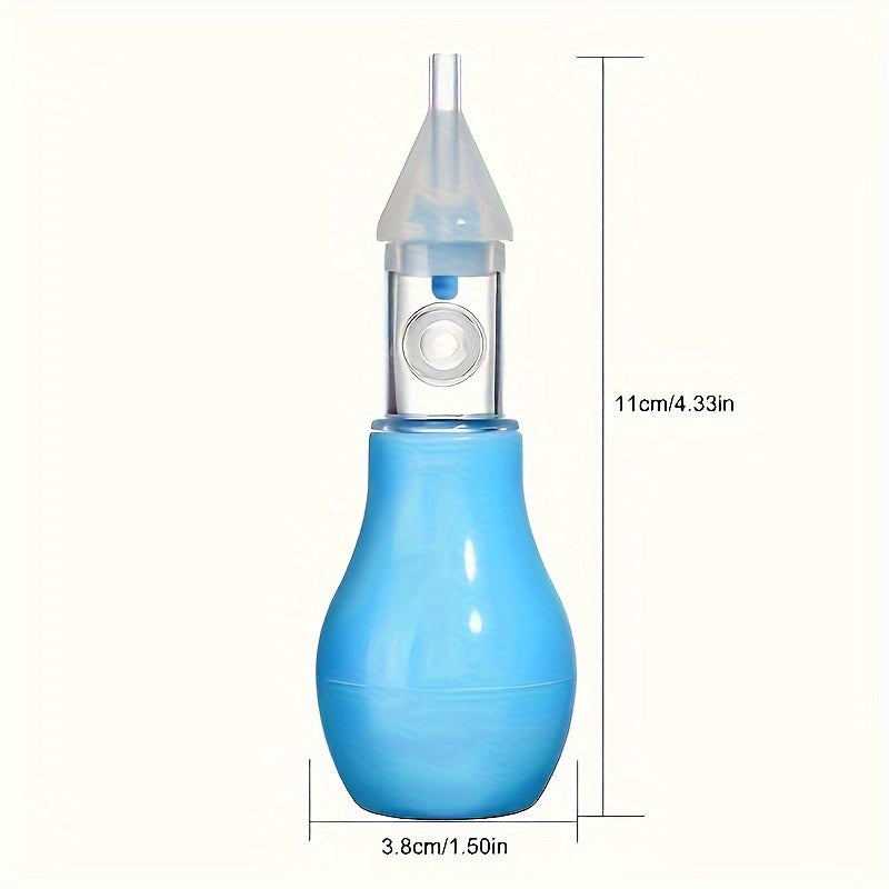 [Gentle Nasal Aspirator] 1pc Gentle Baby Nasal Aspirator | Soft Silicone Nasal Cleaner for Newborns, Easyuse Medical Device, Soft-Touch Material - Baby Essentials for Infants & Toddlers, Infant Health Support