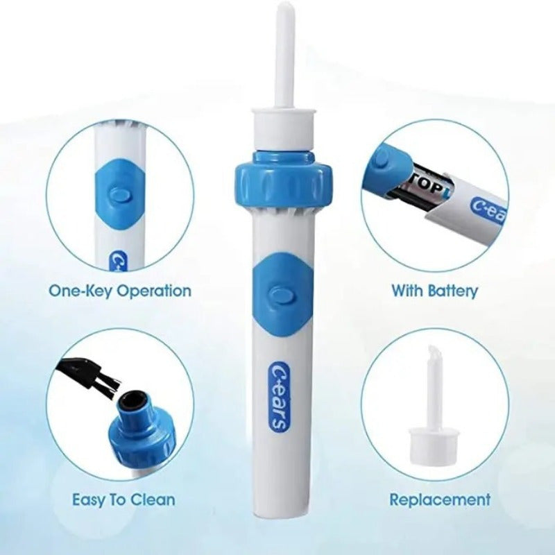 Portable Electric Cleaner Set With 2 Soft Cleaning Brush Heads - Safe And Comfortable, Home Battery Powered, Battery Included