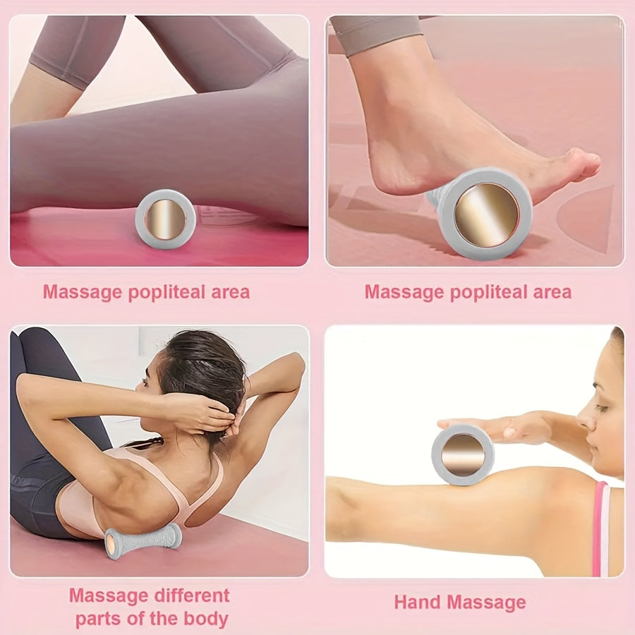 1 PVC Foot Massager Roller with Speed Control - Easy-to-Use for Muscle Relaxation, Yoga & Arch Support, Textured Surface for Deep Tissue Massage, Ideal for Home Workouts, Perfect Gift for Friends, Girlfriends, or Valentine's Day
