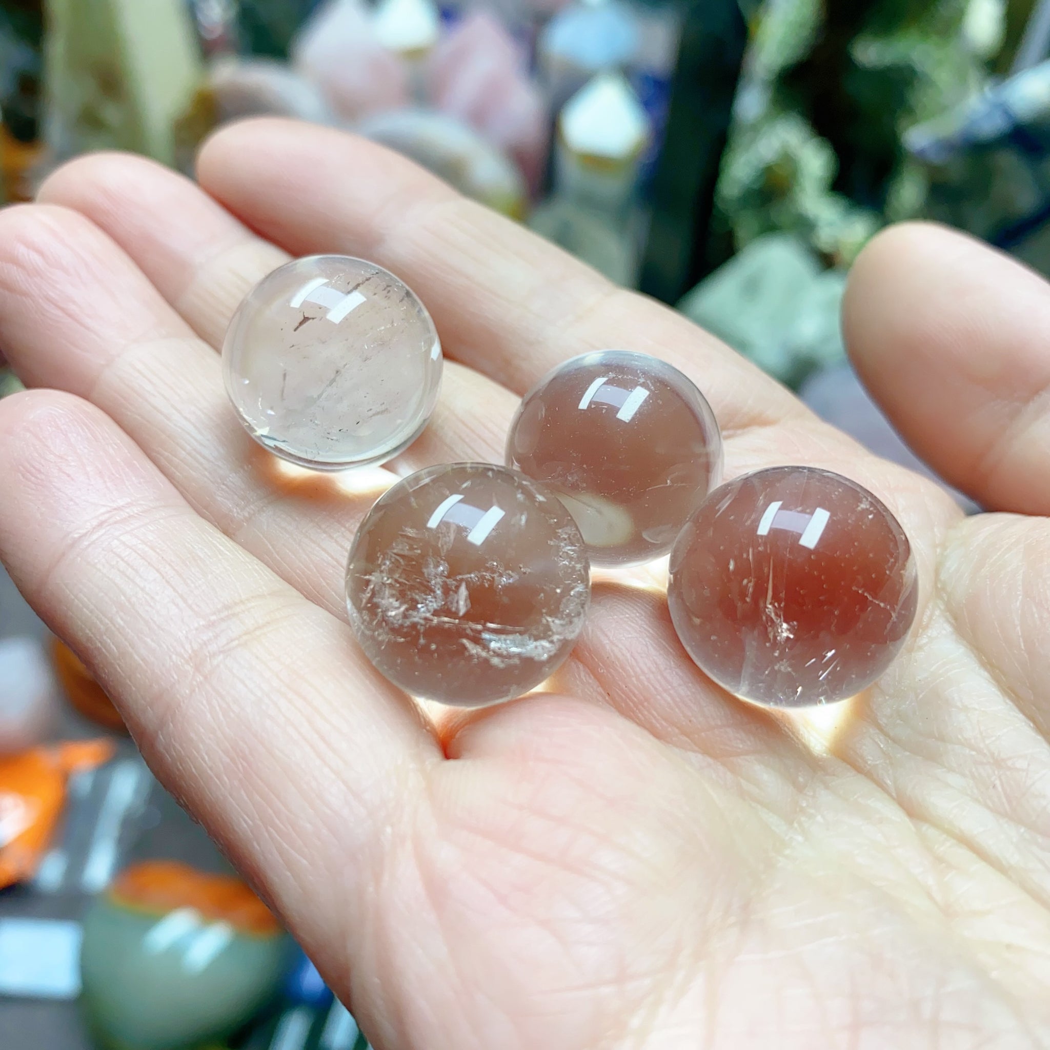 20mm Natural Clear Quartz Sphere  Crystal Ball for Healing, Meditation, and Energy Work Premium Quality Gemstone