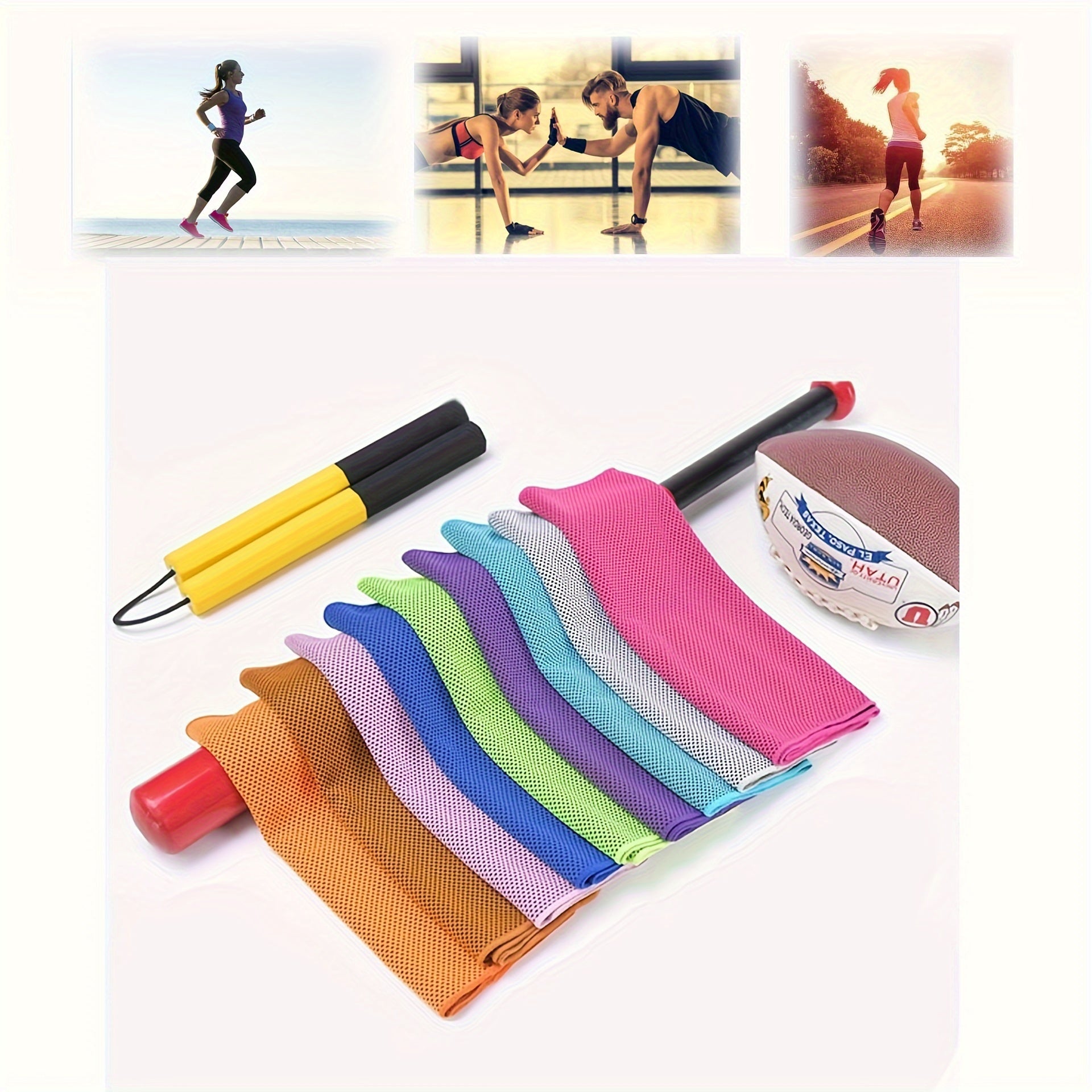 Hot summer fitness cold feeling sports towels cooling cold towels ice towels yoga ice towels