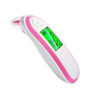Yongrow Dual-Mode Infrared Thermometer - Forehead & Ear Temperature Readings, Digital Display, Battery Operated (Batteries Not Included) - Available in 5 Colors