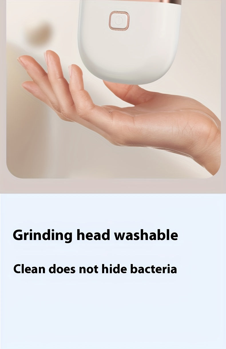 New Foot Scraper, Three Replacement Grinding Heads, Two Speeds, Integrated Mold Release