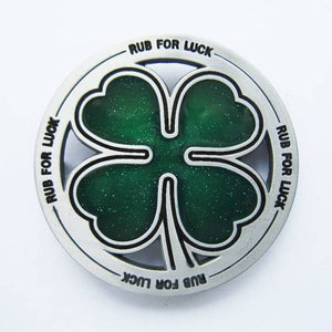 New Vintage Irish Lucky Leaf Belt Buckle US Local Shipping