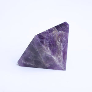 Pyramid-Finest Big Dream Amethyst Quartz Crystal Gemstone 2.17\ Carved Pyramidal Crystal Healing Crafts