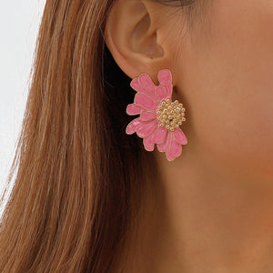 Flower Design Earrings Gift for families