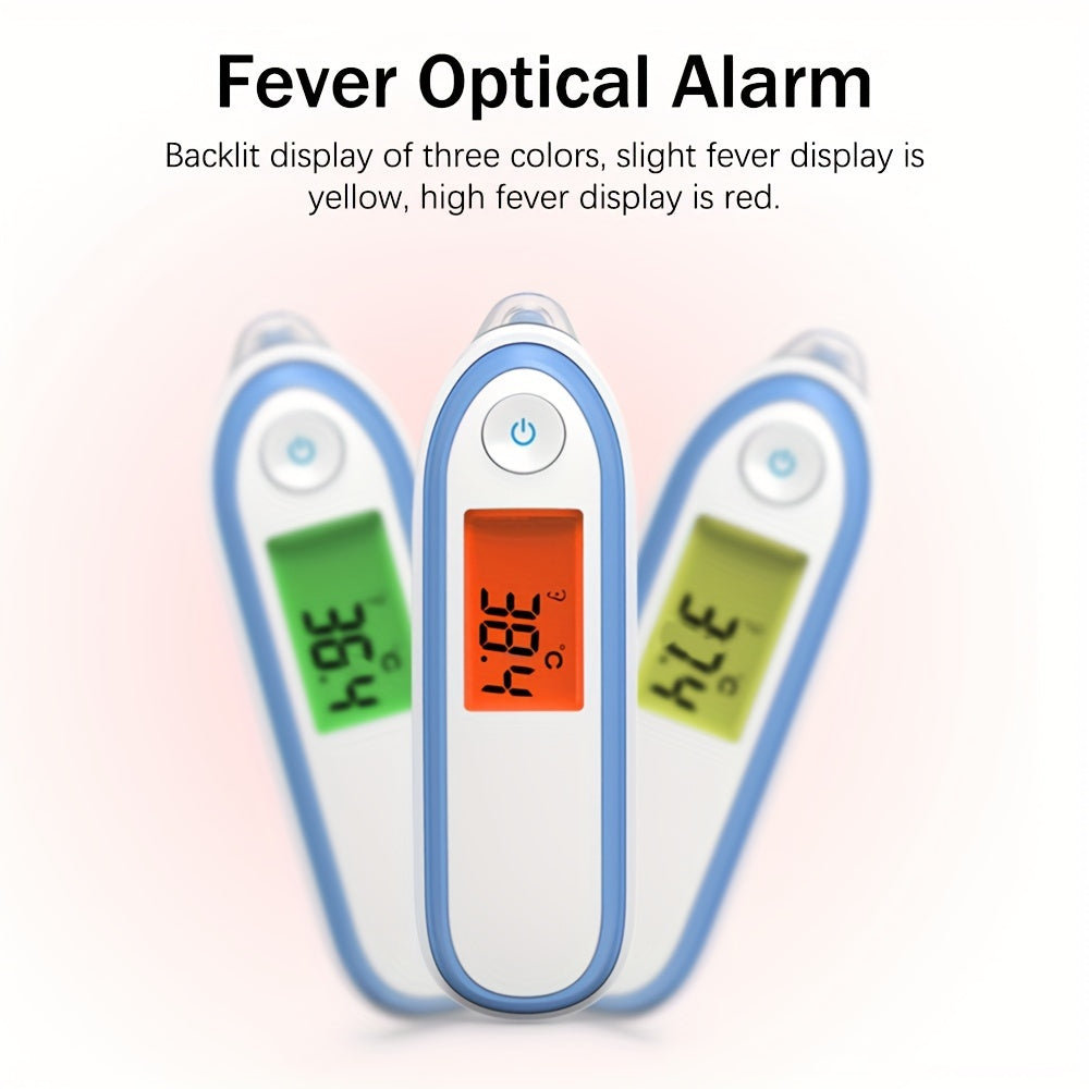 Yongrow Dual-Mode Infrared Thermometer - Forehead & Ear Temperature Readings, Digital Display, Battery Operated (Batteries Not Included) - Available in 5 Colors