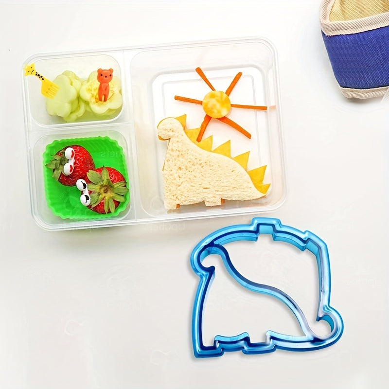 1PC Dinosaur Shape Modeling Bread Slicing Tool Sandwich Crust Cutter Bread Cutter Bread Mold Cute Aesthetic Stuff For Classroom School Bedro