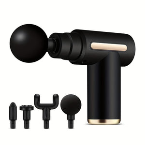 Mini Portable Muscle Relaxation Neck Massager with Rechargeable Lithium Battery - Professional-Grade Fascial Gun for Whole Body Massage, USB Charged, Compact Design, Ergonomic Grip, Alcohol-Free, Massage Device|Compact Design|Ergonomic Grip, Neck Massager