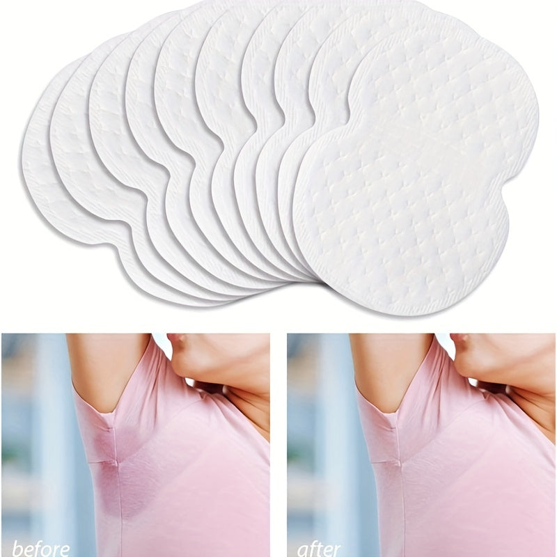 20/30/50pcs Underarm Sweat Pads, Washable Sweat Absorbing Guards, Dress Sweat Perspiration Pads Shield, Absorbent Deodorant Pad