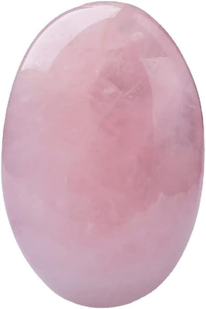 Amethyst Palm Stone Obsidian Worry Stone Tiger Eye Massage Relaxation Gemstone Rose Quartz Oval Therapy Healing Soap Shaped Chakra Smooth Meditation Rock (Malachite Man-Made)