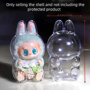 Protective Case - Dustproof Case - Display Box - 2024 Latest Labubu Sitting Party Protective Case - Transparent Display Box - 100% Dustproof, Ideal for POP Mart and Collectible Displays, Suitable for Ages 16+, Scrapbooking Storage