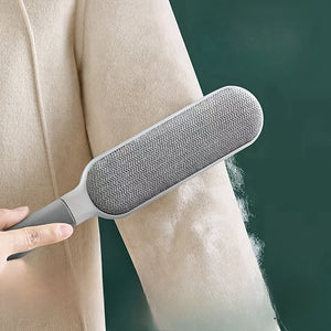 Reusable Lint Remover, Double-Sided Pet Hair And Dust Brush, Manual Electrostatic Cleaning Tool, Durable Polypropylene, Can Clean Clothes, Sofas, Furniture, Bedding, Carpets Without Electricity