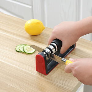 1pc Effortlessly Sharpen Knives Anywhere With Our Portable Multifunctional Knife Sharpener - Ergonomic Handle For Comfortable Grip