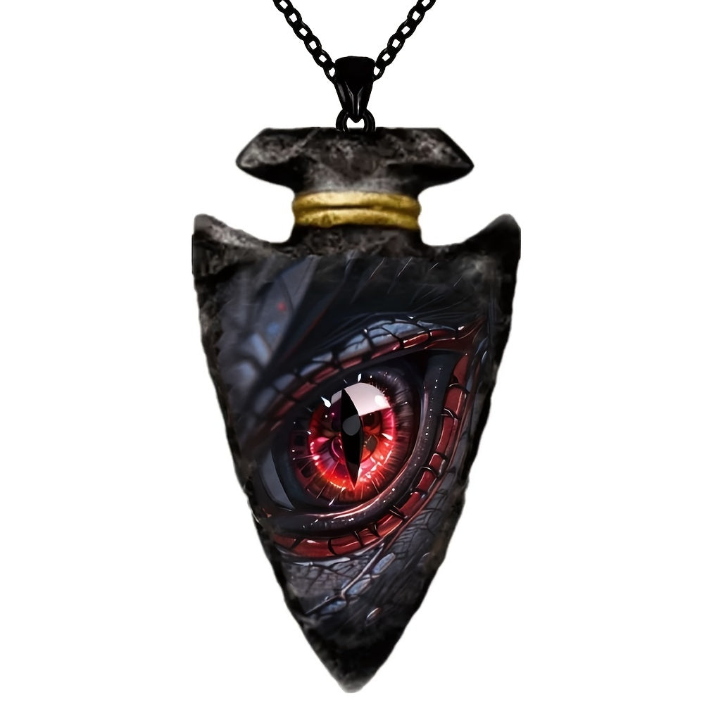 Dragon Eye Pendant Necklace Hip Hop Unisex Style Punk Necklace For Men Women Jewelry Gift