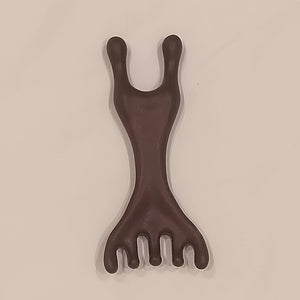 A Cute And Practical Antler Comb Made of Resin, Featuring a Double-Headed Massage Brush for Eye And Scalp Massage, As Well As a Facial Massage Tool. It Is Sulfate-Free, Battery-Free, And Makes a Great Gift for Friends And Family for Hair And Skin Care.