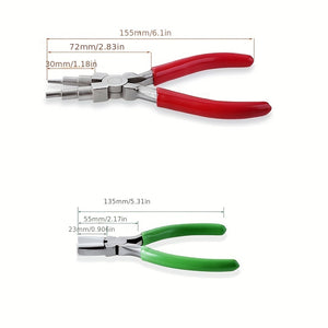 Nylon Pliers Carbon Steel Nose Pliers For Jewelry Polishing Handmade Jewelry Making Craft Tools