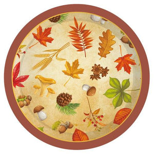 Thanksgiving Maple Leaf Paper Plates Party Plate Napkins Party Supplie 68PCS Set US Local Shipping