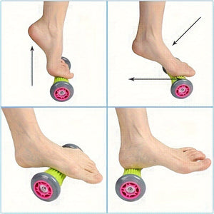Deep Tissue Foot Massager Roller - Relieves & Arch, Alleviation, Ideal for Feet, Legs & Hands