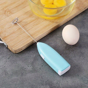 Make Perfectly Frothed Coffee & Milk at Home with this Handheld Electric Milk Frother for chefs!