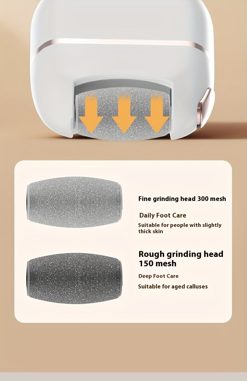 New Foot Scraper, Three Replacement Grinding Heads, Two Speeds, Integrated Mold Release
