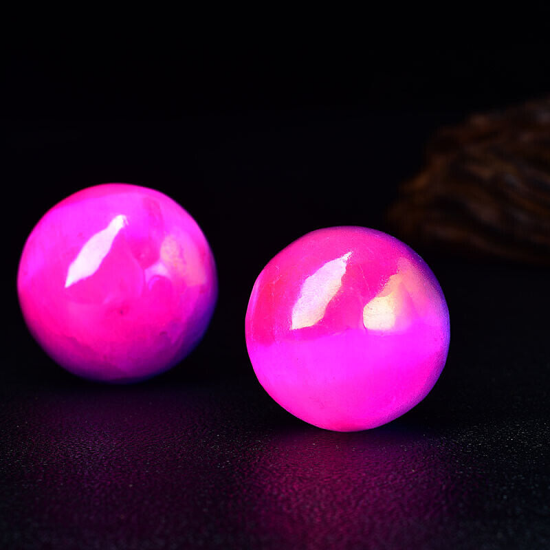 42mm Aura Gypsum Chakra Healing Ball Meditation Healing Crystal Decor Gift