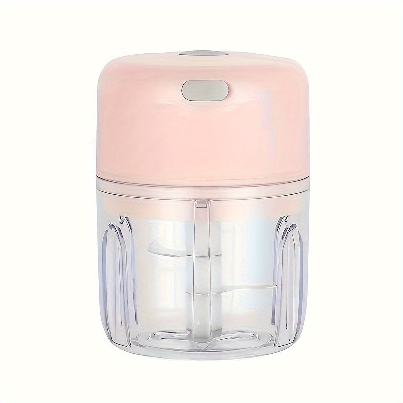 High-Speed USB Mini Food Chopper - Portable 20000 RPM Electric Garlic & Vegetable Grinder | 100/250ml | Rechargeable Lithium Battery