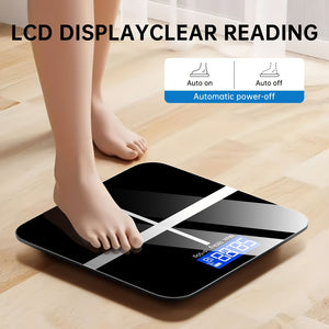 Weight Scale Electronic Scale, 396 Pound Digital Bathroom Scale, High-precision Weight Scale With LED High-definition Display Screen And Tem