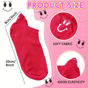 10 Pairs Of Fashionable And Simple Pure Cotton Socks Set - Cloud-like Soft And Breathable In All Seasons, High Elasticity And No Foot Tightness, Unisex Non-slip Design, Considerate Storage, Must-have for Home Sports