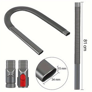 1 Set, Dryer Vent Cleaner Kit Vacuum Hose Attachment For Dyson V15 V12 V11 V10 V8 V7 V6 Vacuum Cleaners, Lint Remover, Dryer Lint Vacuum Att