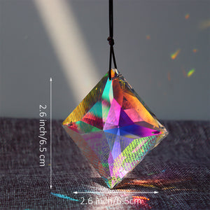 1pc Crystal Pendant Sun Catcher Glass Prism Hanging For Home Decoration Wedding Party Decoration