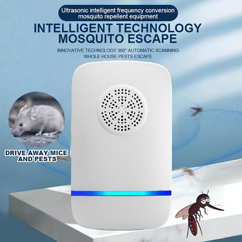 Ultrasonic Pest Repellent Plug-In - Effective Indoor Insect Control For Mosquitoes, Mice, Spiders, Ants, Cockroaches - Child-Safe Sleep Aid