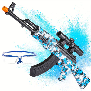 M416 Electric Blaster Gun Set With Goggles - High Precision Shooting Toy, Rechargeable And Reusable, Easy To Operate - Perfect Outdoor Toy G