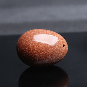 Red Goldstone Eggs With Rope Yoni Egg Massage Handball Massager Ball for Exercise Ball Health Care Massage Tool