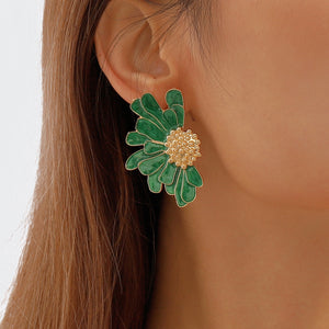 Flower Design Earrings Gift for families