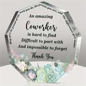 1pc, Thank You Gift For Women Inspirational Gifts Coworker Gifts Office Gift For Colleague Leaving Job Gifts Farewell Gift For Coworker Appreciation Gifts For Friends Teacher Keepsake