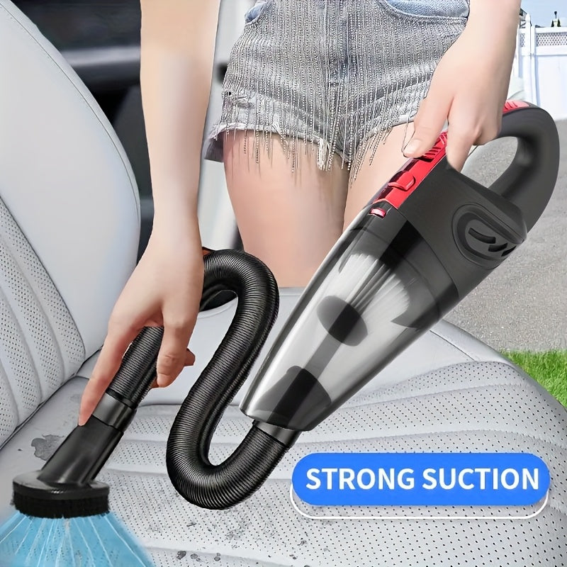 Handheld Car Vacuum Cleaner - Easy to Clean, Pet Hair & Keyboard, Dry/Wet Cleaning, Multi-Scenario Use