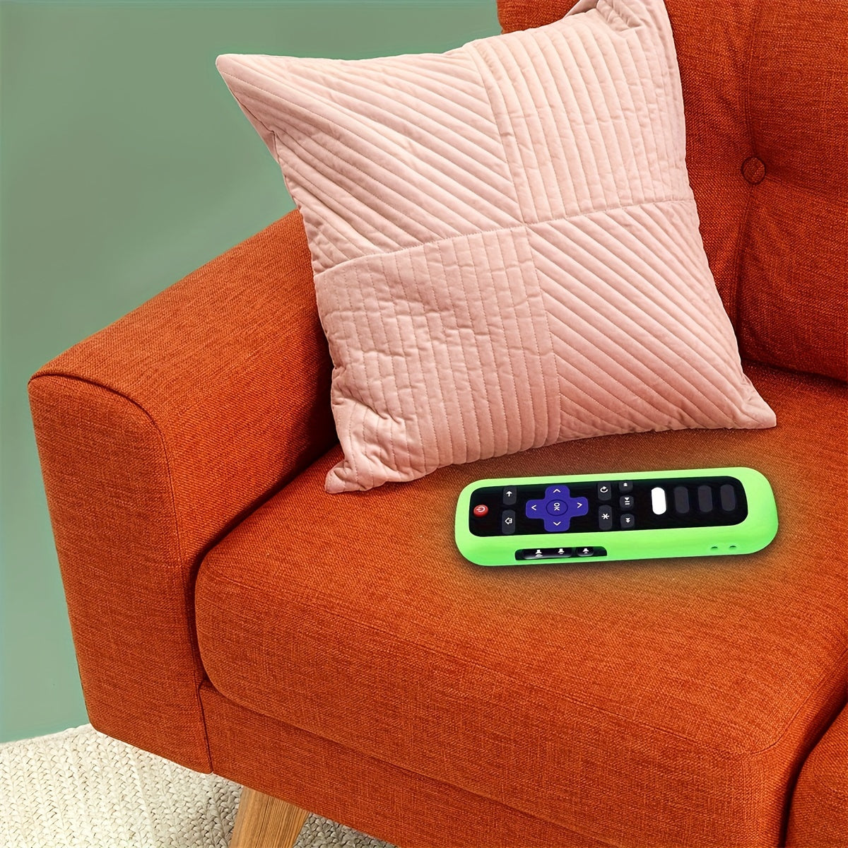 1pc/2pcs/3pcs Glow-in-the-Dark Silicone Remote Cover with Lanyard for Roku TV Remote Control - Universal Silicone Sleeve Case for TCL Hisense, Roku TV Streaming Stick, 4K+/ 4K Voice Remote