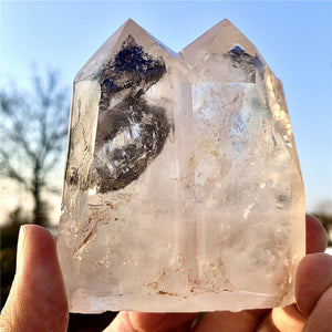 499g High Vibration Natural Crystal With Garden Quartz Soulmate Healing Points