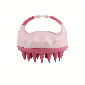 Soft Silicone Scalp Massager - Gentle Shampoo Brush for Deep Clean & Relaxing Head Massage, Perfect for Home Spa & Salon Use