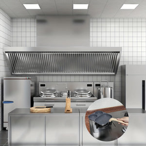 Versatile Non-Stick Aluminum Alloy Frying Pan, Dual Compartment for Eggs & Toast - Rust-Resistant with Wooden Handles, Perfect for Gas & Ind