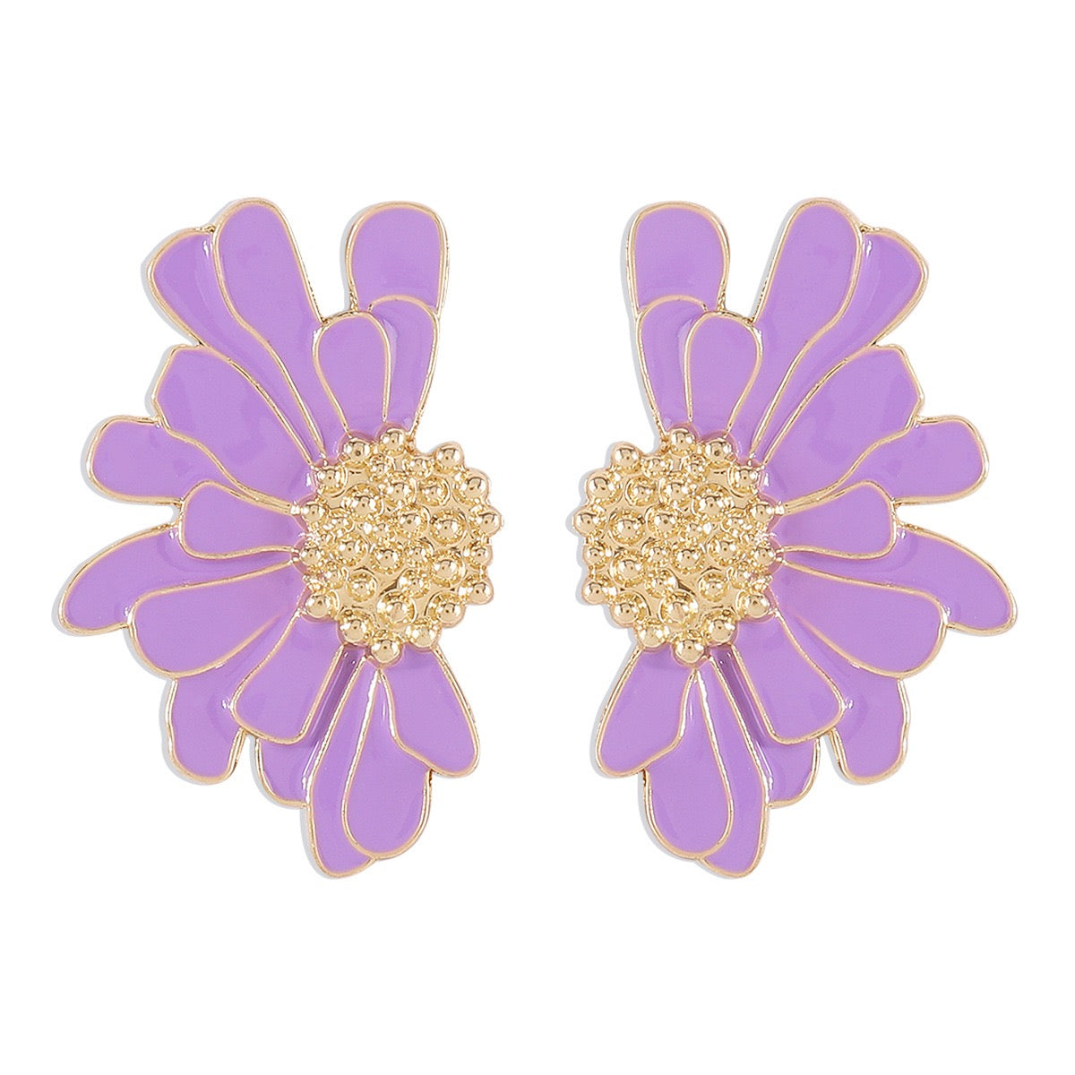 Flower Design Earrings Gift for families