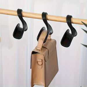 10pcs/Pack Heavy-Duty Purse Hooks - Sturdy Handbag Hangers with Anti-Slip Backing for Closet, Tote Bag, Backpack, Belt, Scarves, and Hat Org